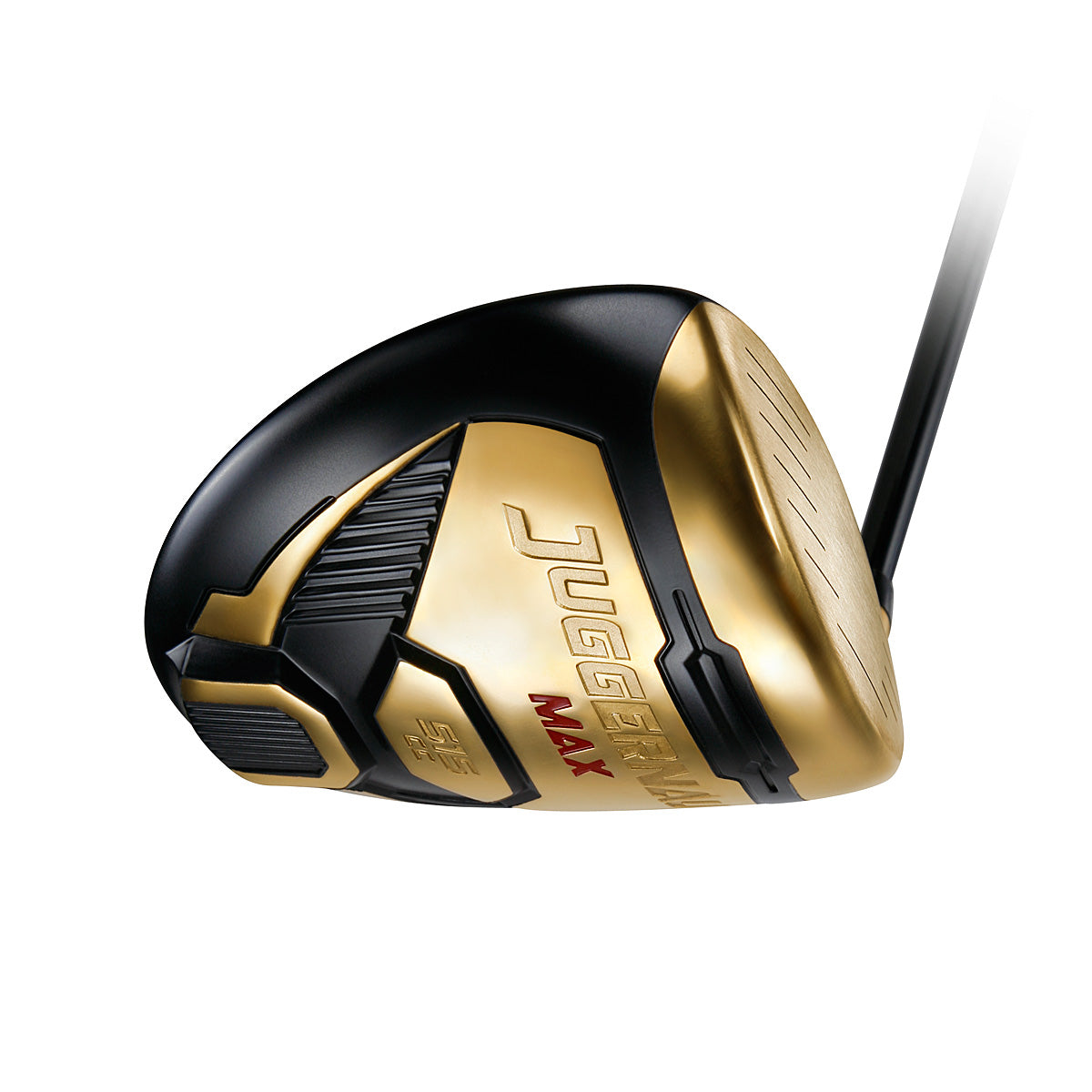 angled sole and face view of the Juggernaut Max Gold Limited Edition Titanium Driver